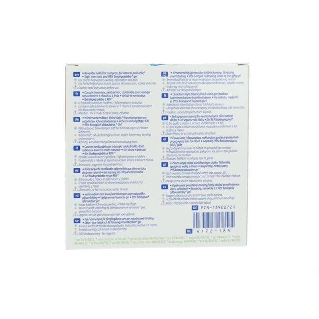 3M Nexcare ColdHot Mini Blauw gelpak in bulk 110 mm x 120 mm (100 stuks)