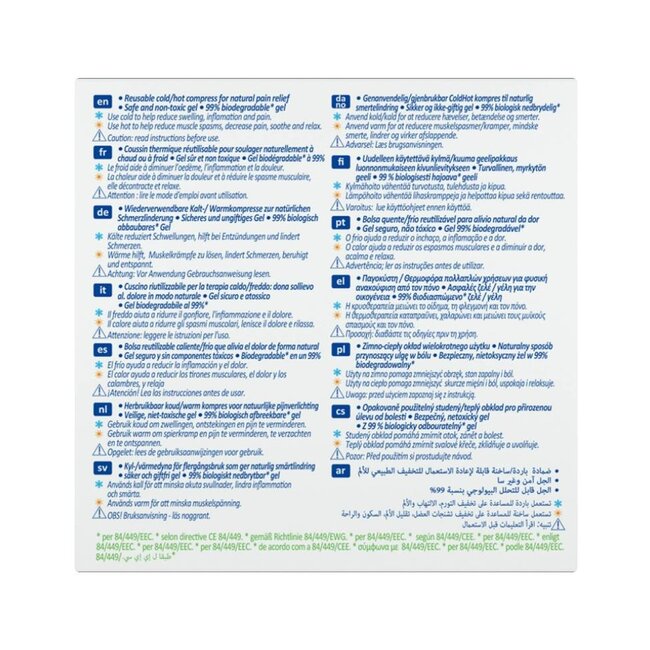 3M Nexcare ColdHot Therapy Pack Happy Kids, 2 per verpakking