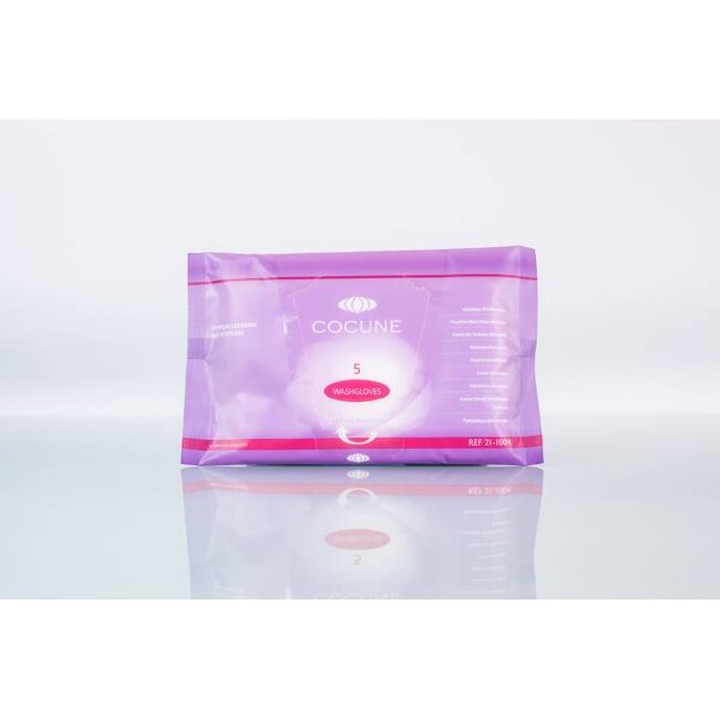 Cocune washandjes hypoallergenic zonder parfum (24x5 stuks)