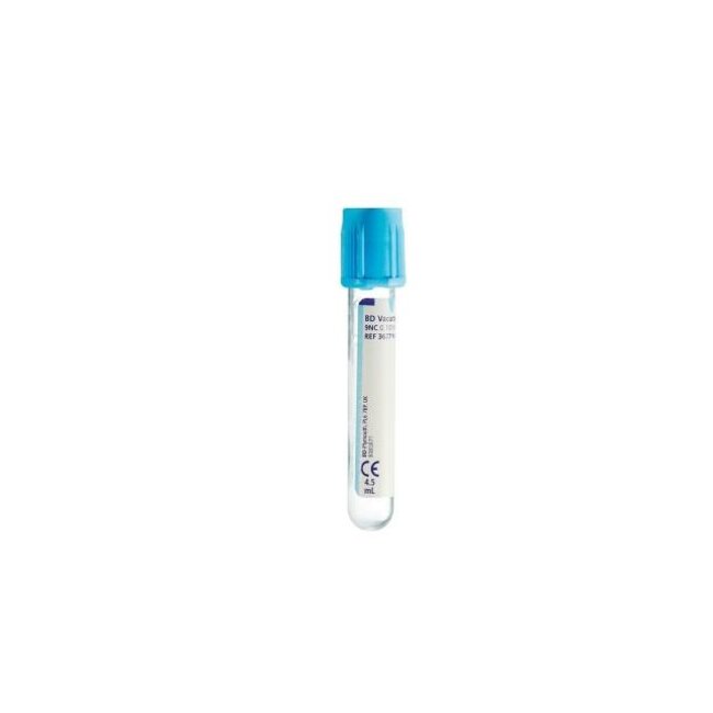 Vacutainer buizen met blauwe dop Citraat/ pk100