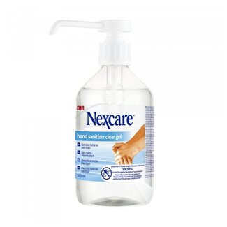 Nexcare 3M Nexcare Desinfecterende handgel transparant, 500 ml