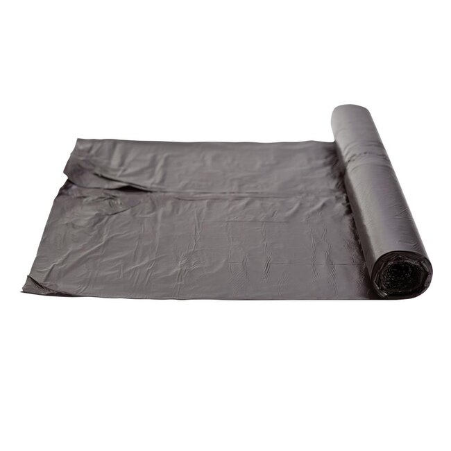 Pedaalemmerzak HDPE, zwart, 45x50cm, 10mu, 20 liter (50x50 stuks)
