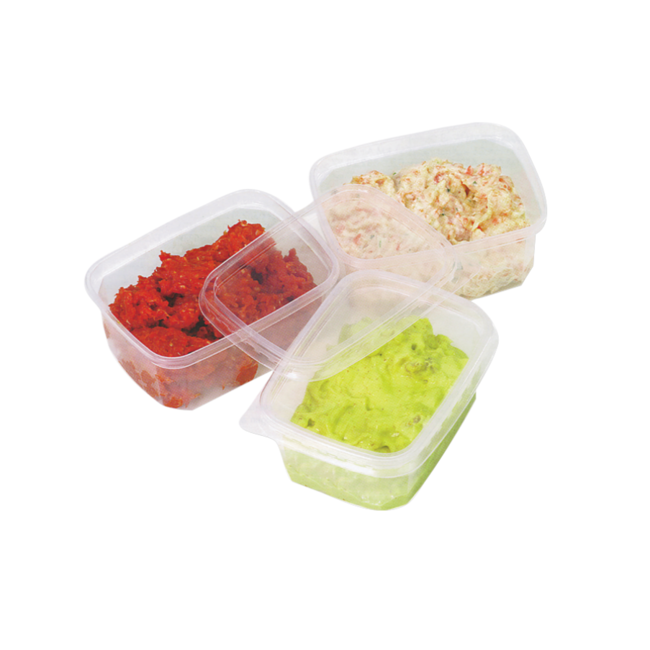 PP bakjes en deksels transparant