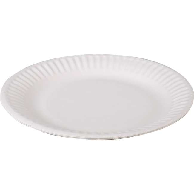 Bord rond wit karton