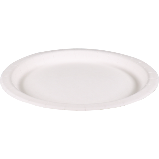 Bord rond wit karton