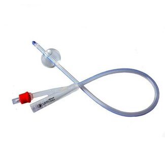 Curas Curas 100% Silicone Foley catheter, 18Fr/Ch, 10ml, 2-weg, 40cm (20 stuks)