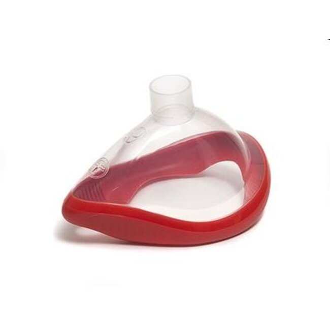 Intersurgical ClearLite anesthesiemasker voor groot volwassenen, zonder ring, maat 6, 22F (20 stuks)