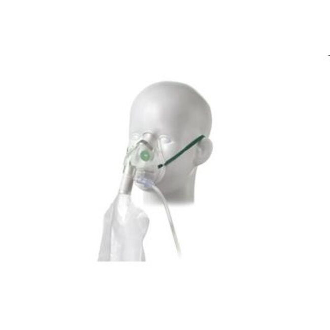 Intersurgical Hoog concentratie zuurstofmasker voor kinderen met zuurstofslang van 2.1m (40 stuks)
