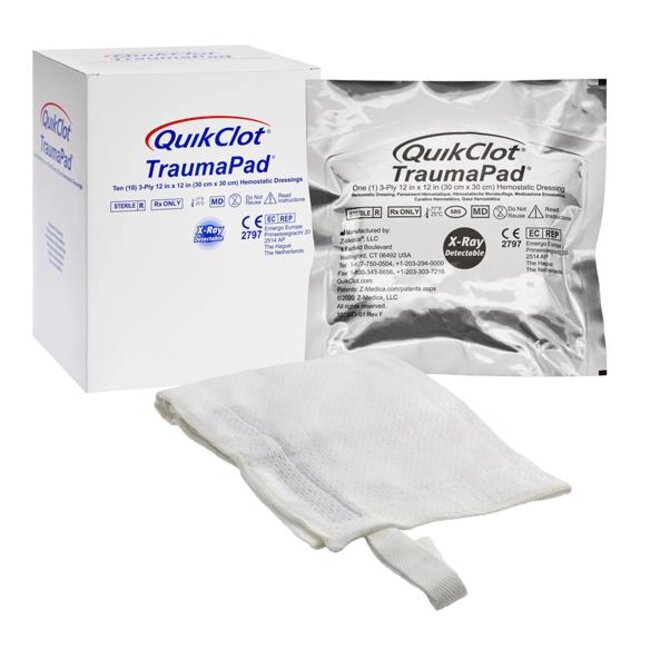 Z-Medica Quikclot  Traumapad  (10 stuks)