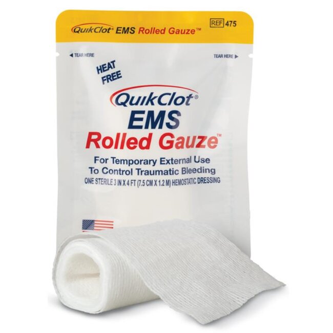Z-Medica QuikClot EMS Roll 7.6cm x 3.7m (10 stuks)