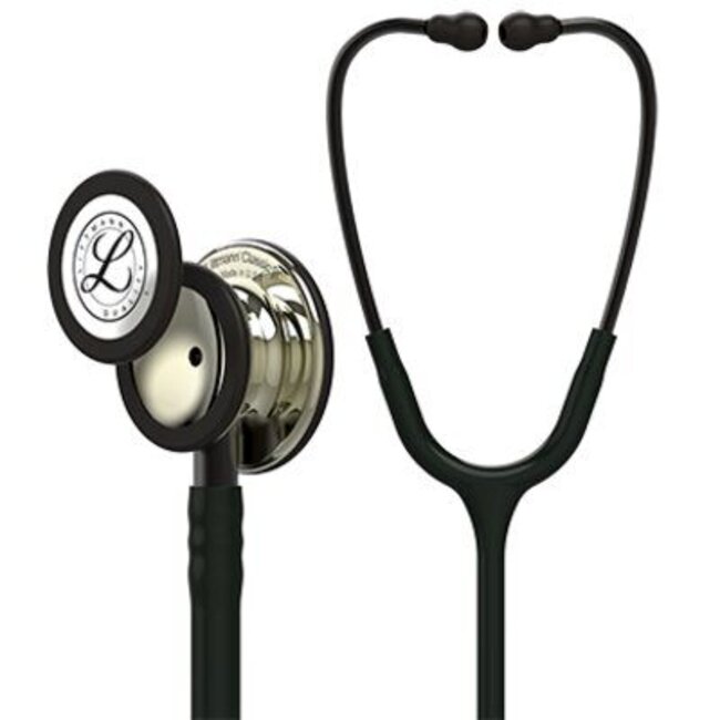 Littmann Classic III stethoscoop, champagne afwerking, zwarte slang