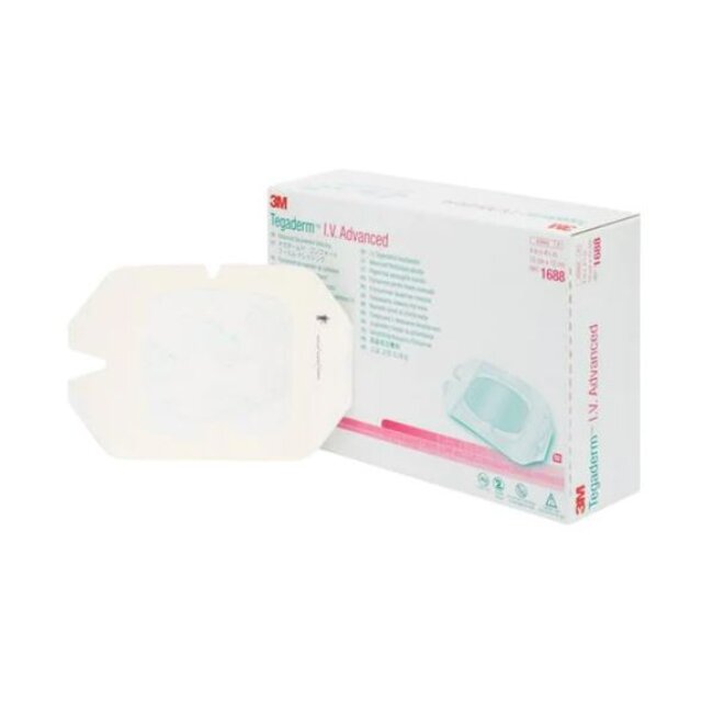 3M™ Tegaderm™ I.V. Advanced Transparant Filmverband 10 cm x 12 cm (50 stuks)