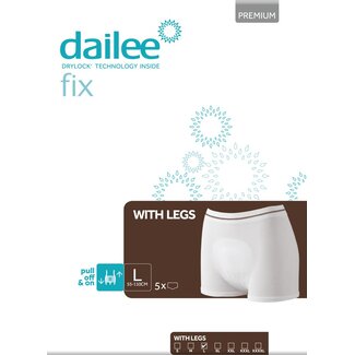 Dailee Dailee Fix Premium w legs fixatiebroekje L (5 stuks)