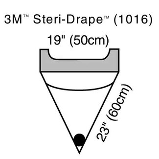 3M 3M Steri-Drape Opvangzak met zeef- en afvoermogelijkheid 48,3 x 58 cm (10 stuks)