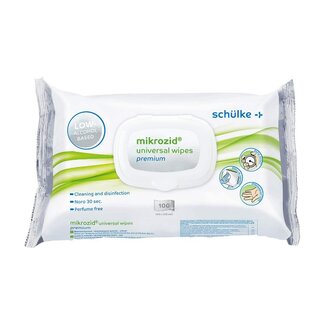 Mikrozid Schülke Mikrozid Universal Wipes premium maxi, 20x20cm, softpack 100st Mikrozid Schülke Mikrozid Universal Wipes premium maxi, 20x20cm, softpack 100st