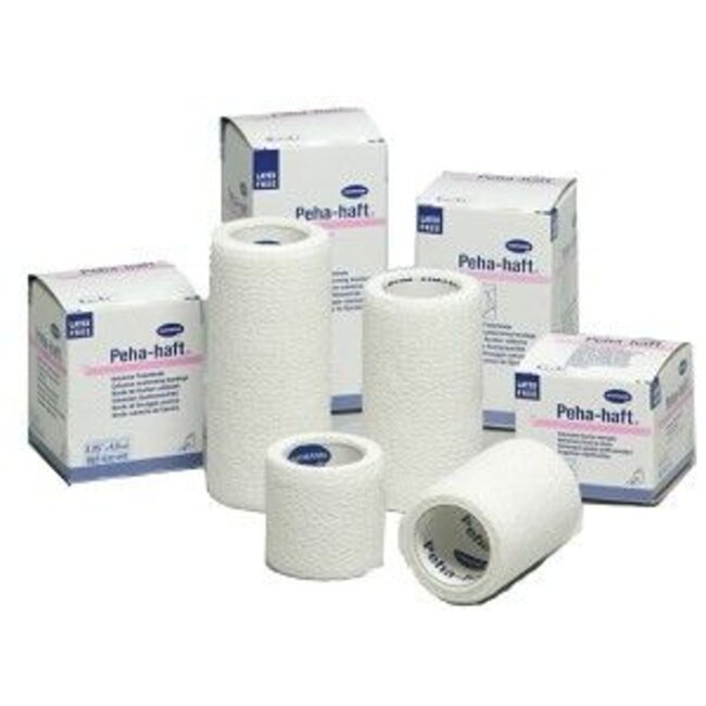 Peha-Haft latexvrij cohesief fixatiezwachtel 4 m x 4 cm