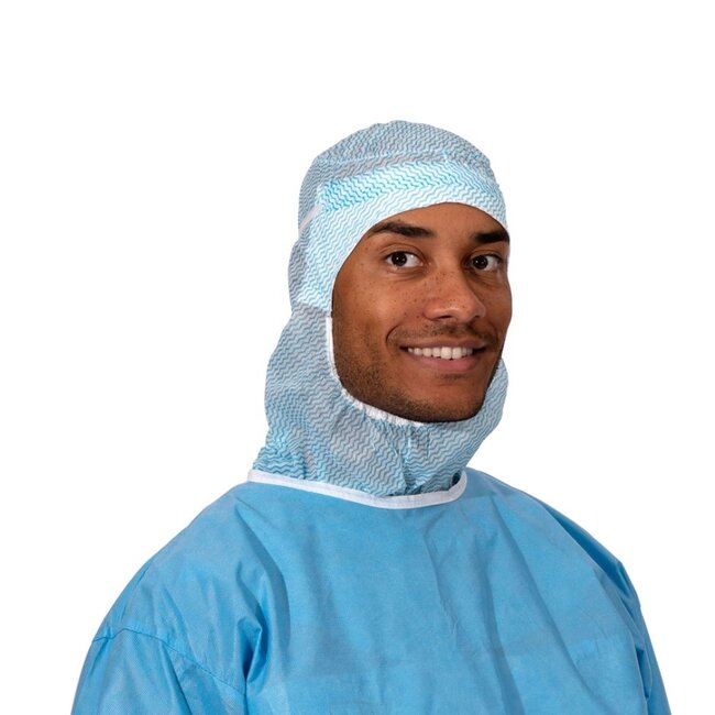 Embra operatiemuts (chirurgische kap) Vaillant blauw (50 stuks)