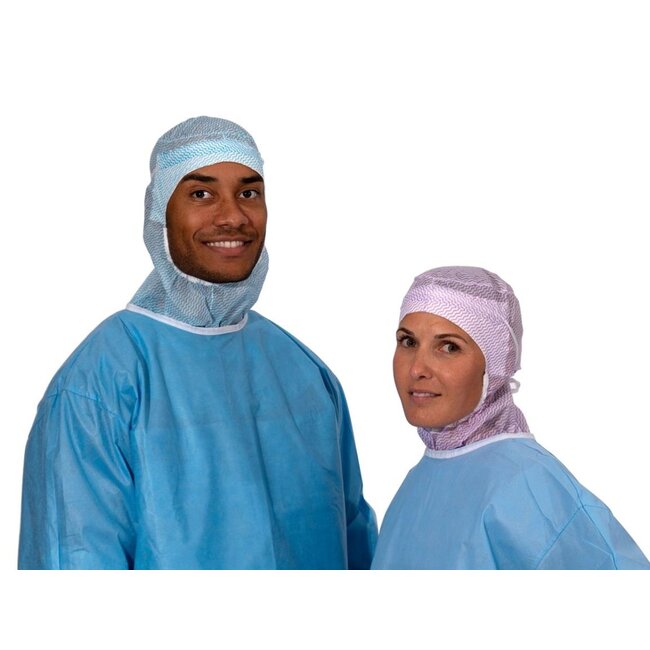 Embra operatiemuts (chirurgische kap) Vaillant blauw (50 stuks)