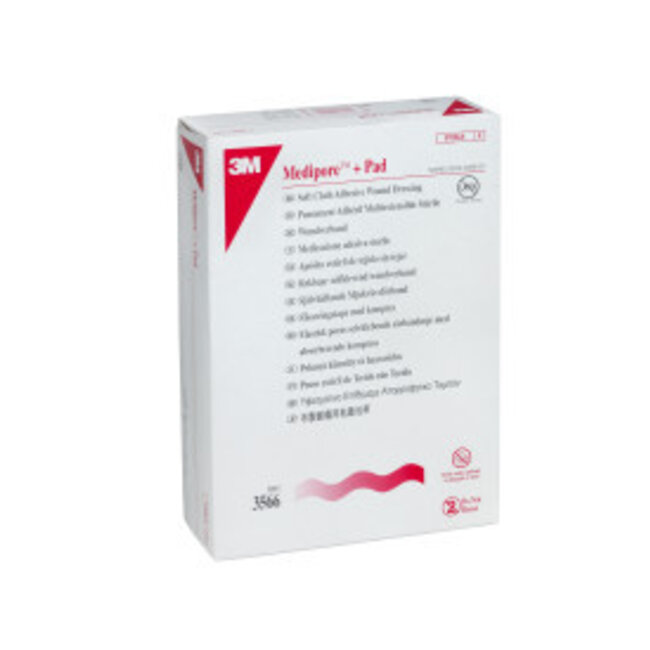 3M™ Medipore™ +Pad - Adhesief wondverband 10 cm x 10 cm (25 stuks)