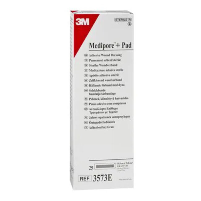 3M™ Medipore™ +Pad - Adhesief wondverband 10 cm x 35 cm (25 stuks)
