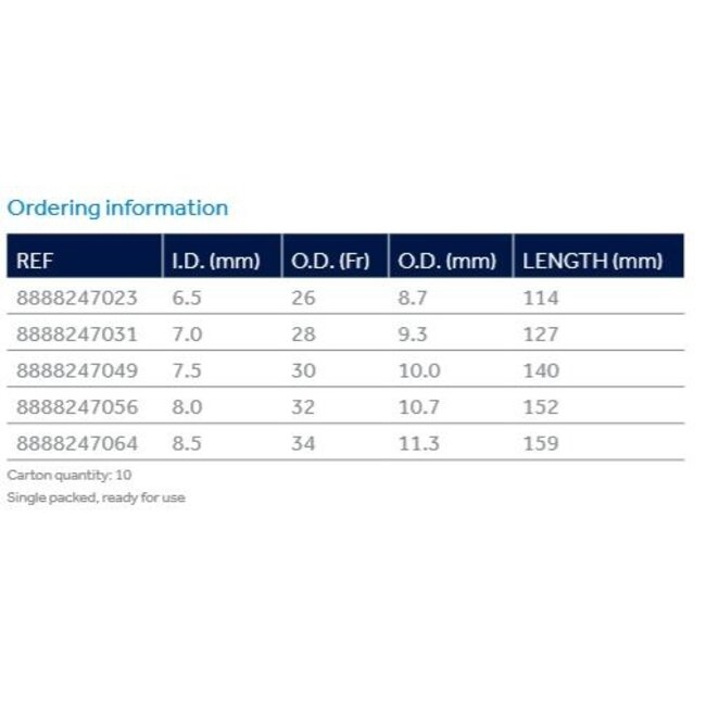 Shiley Nasopharyngeal Airway CH28 (10 Stuks)