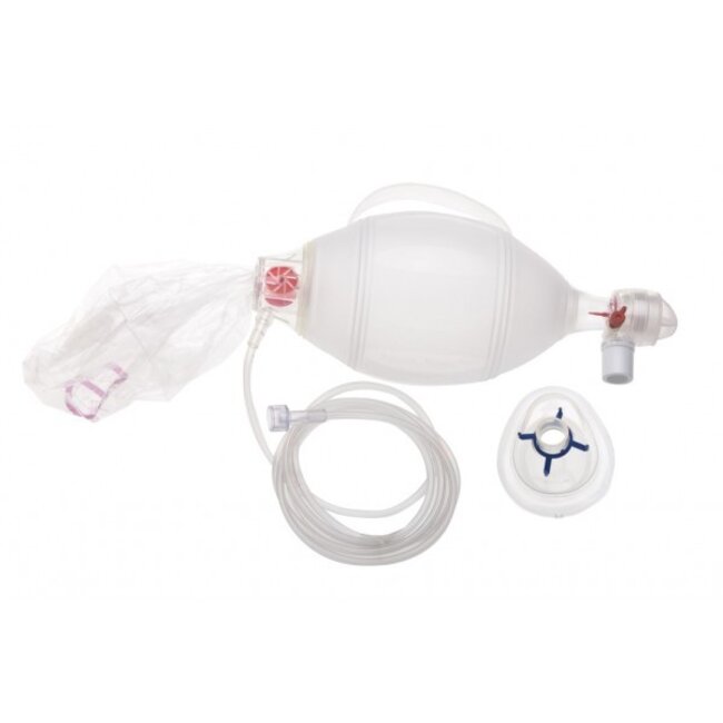 Ambu Ambu SPUR II Adult disposable beademingsballon met overdrukventiel en masker m/v maat 5 (12 stuks)