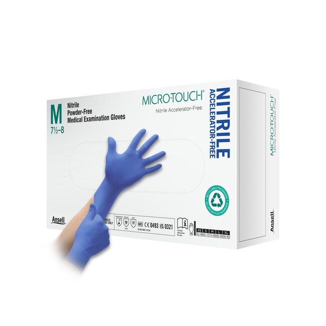 850598 - MICRO-TOUCH® Nitrile Accel.-Free 5.0-6.0 (10x100st)