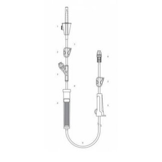 Arcomed Arcomed Infuussysteem - +bijspuit+3-wegkraan (100 stuks) Arcomed Arcomed Infuussysteem - +bijspuit+3-wegkraan (100 stuks)