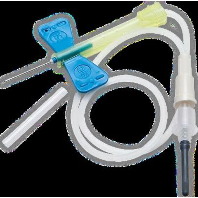BD Vacutainer Safety-Lok bloedafnameset zonder luer 21Gx19mm groen met 12in tubing (50 stuks)