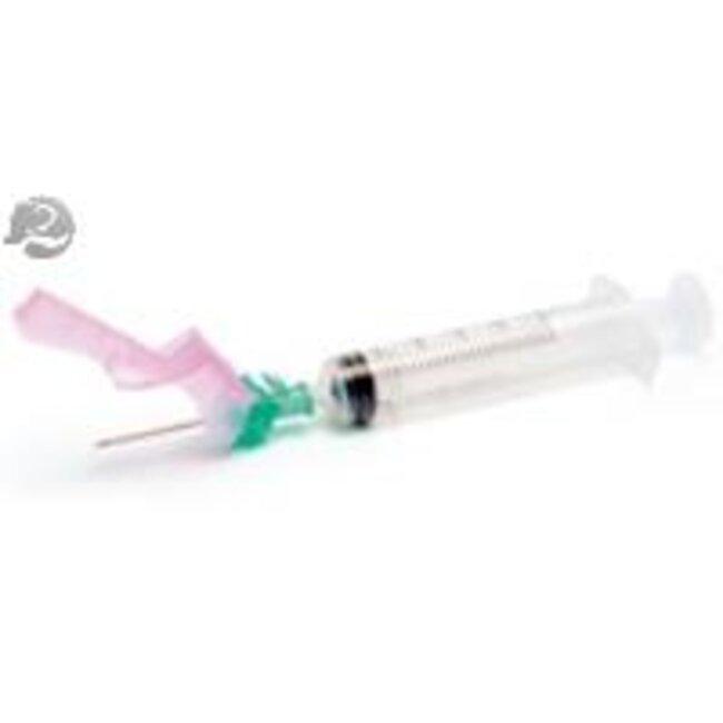 BD Eclipse veiligheidsnaald 25G oranje 0,5 x 25 mm (100 stuks)