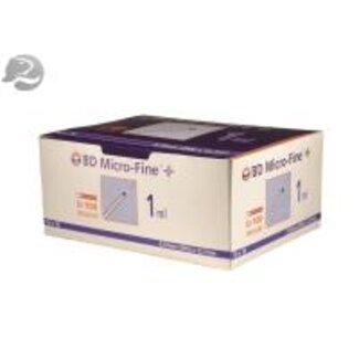 BD BD Micro-Fine Insulinespuit 1 ml naald 29G 0,33x12,7mm (100 stuks) BD BD Micro-Fine Insulinespuit 1 ml naald 29G 0,33x12,7mm (100 stuks)