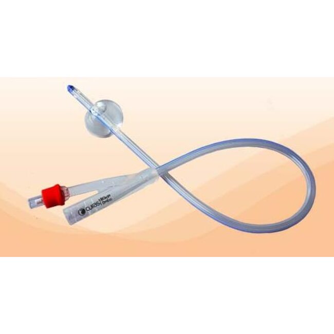 Curas 100% silicone Foley catheters CH14 (20 stuks)