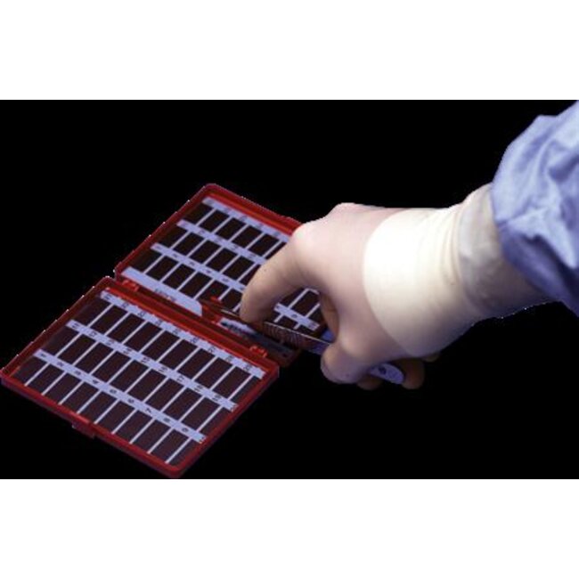 DeRoyal DeBlade naaldenteldoos magneet/foamblok (20 Count 40 Capacity) geel (80 Stuks)