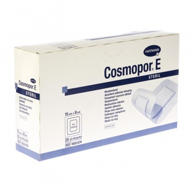 Cosmopor E wondverband 8 x 15 cm (25 Stuks)