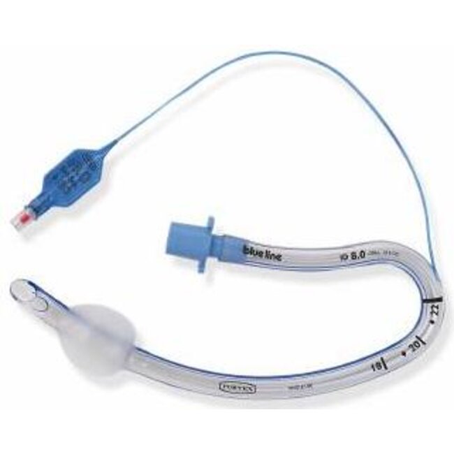 Portex Portex endotracheale tube oral preformed, Murphy Eye, met cuff, maat 7.0 (10 Stuks)