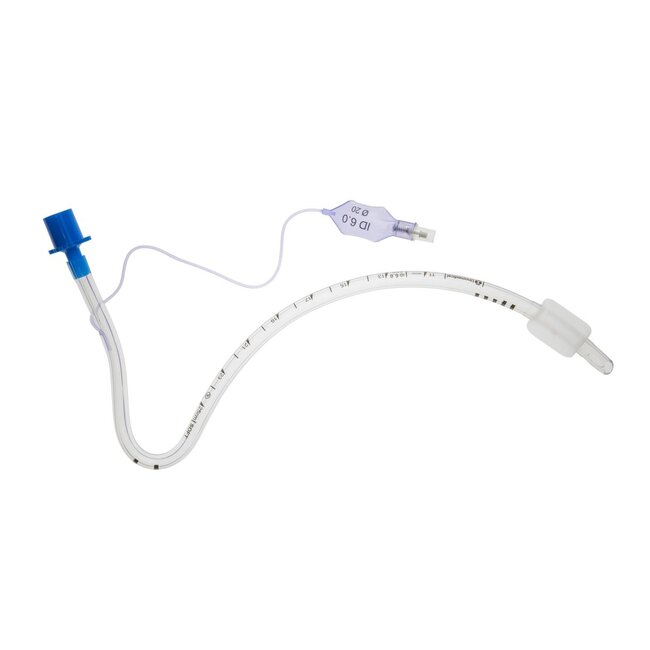 Unomedical Sof-Touch RAE nasal endotracheale tube zacht, HVLP cuff, Murphy Eye, maat 7.5 (10 stuks)