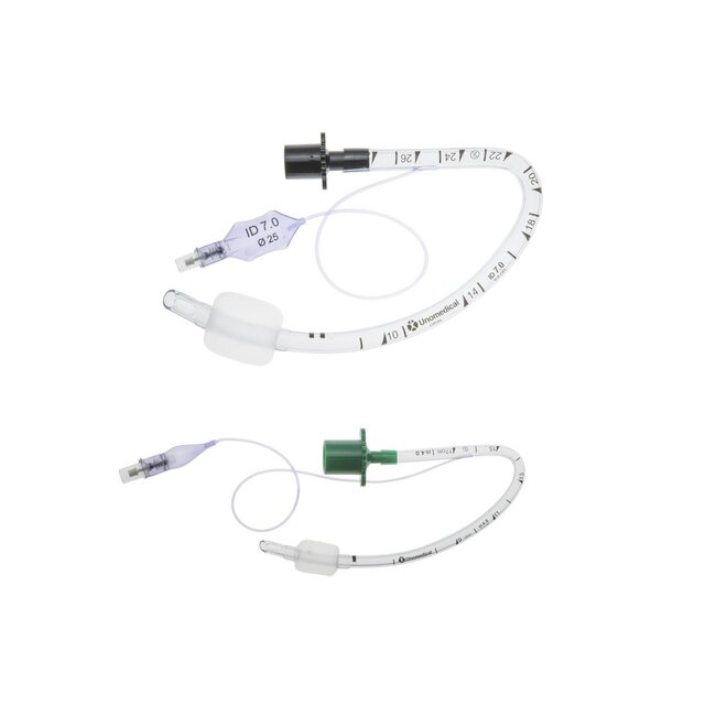 Unomedical RAE endotracheale tube met HVLP cuff, Murphy Eye, maat 8.0 (10 stuks)