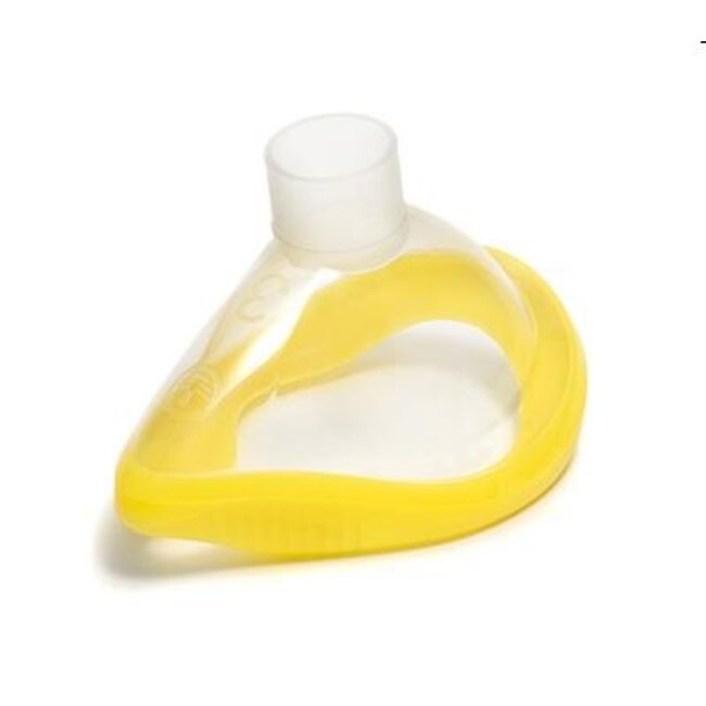 Intersurgical ClearLite anesthesiemasker klein volwassenen, zonder haakring, maat 3, 22F (35 stuks)