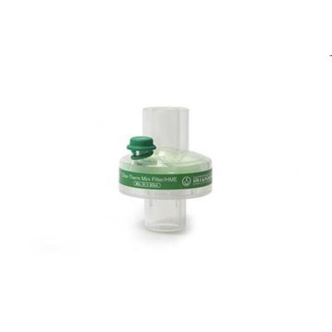 Intersurgical Clear-Therm™ Mini HMEF voor kinderen met luer lock aansluiting (40 stuks)