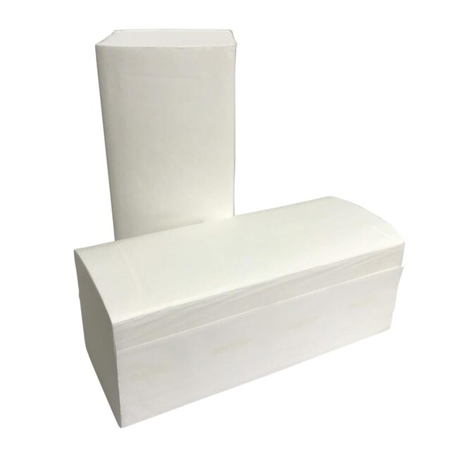 Handdoekpapier Euro Z-fold Cellulose 2-laags 21x24 cm (16x199 stuks)