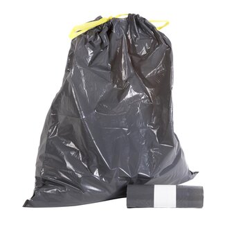 MTS Europroducts Afvalzak LDPE, grijs trekband, 65x75+5cm, 50mu, 65L (20x10st) MTS Europroducts Afvalzak LDPE, grijs trekband, 65x75+5cm, 50mu, 65L (20x10st)