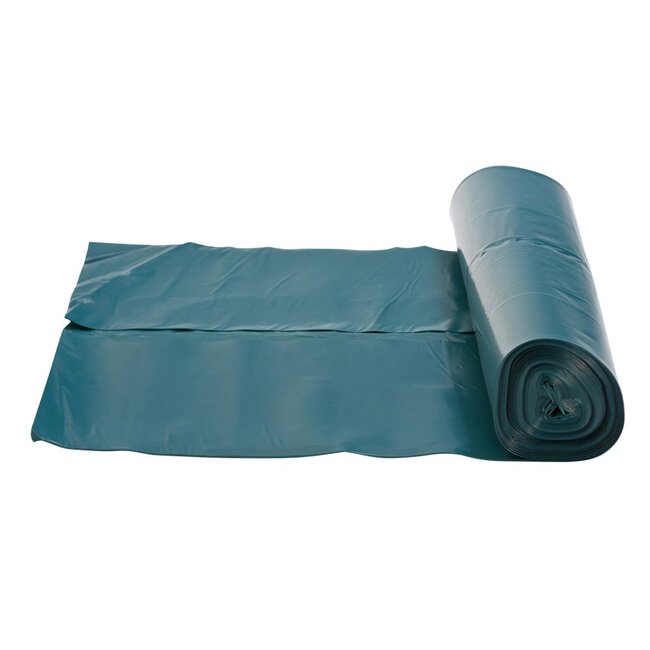 Afvalzak LDPE, blauw, 70x110cm, 60mu, 120 liter (10x20 stuks)