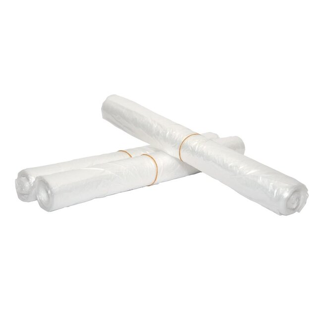 Pedaalemmerzak HDPE, transparant, 63x70cm, 15mu, 50 liter (40x25 stuks)