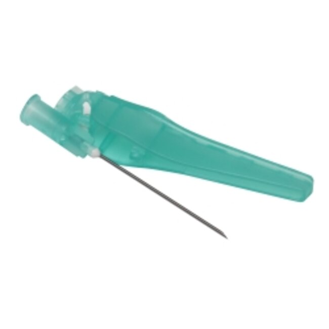 KD-FINE Safety injectienaald 21G 0,8x25mm groen (100 stuks)
