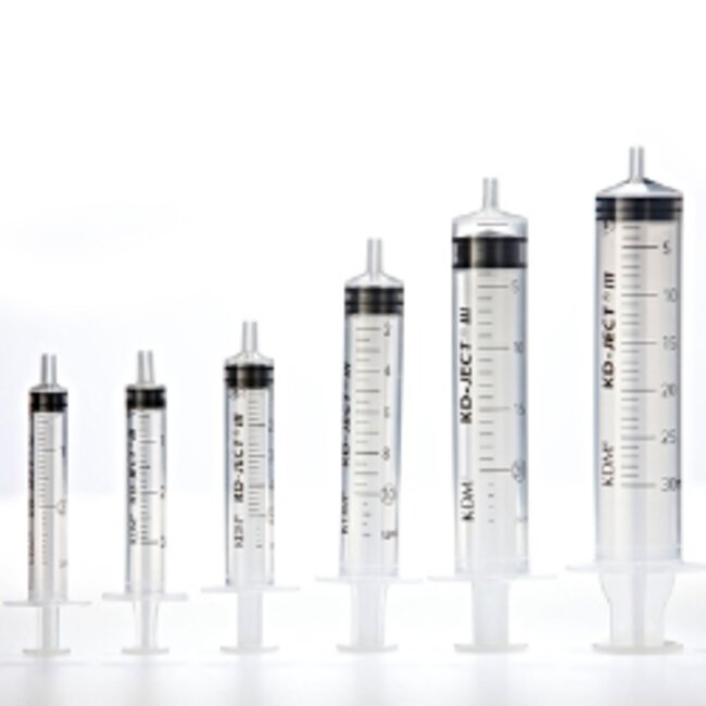 KD-JECT III spuit 3 delig 10ml luer excentrisch (100 stuks)