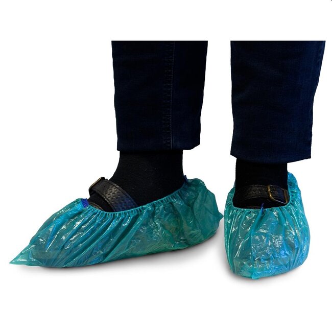 Embra Embra® Shoe cover 15x41cm groen 35my (100 stuks)