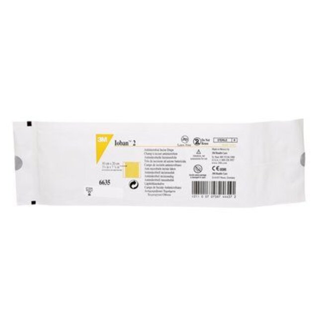 3M Ioban 2 anti-microbiële incisiefolie 56x60cm (10 Stuks)