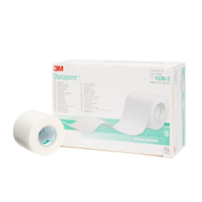 3M™ Durapore™ Chirurgische Hechtpleister 5 cm x 9.1 m (6 stuks)