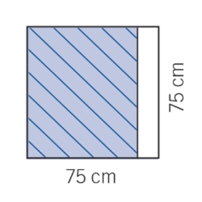 Evercare zelfklevend afdekdoek 75x75cm (15 stuks)