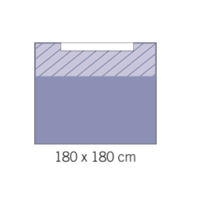 Evercare zelfklevend afdeklaken medium 180x180cm (32 stuks)